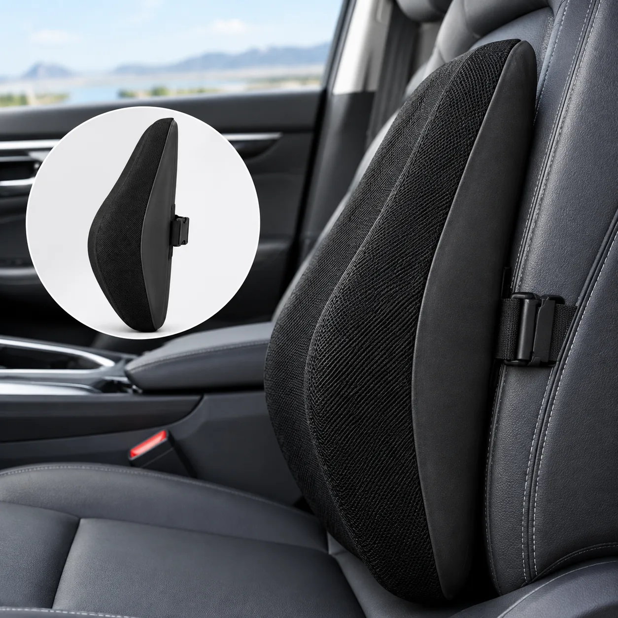 Memory Foam Truck Driver Lumbar Support