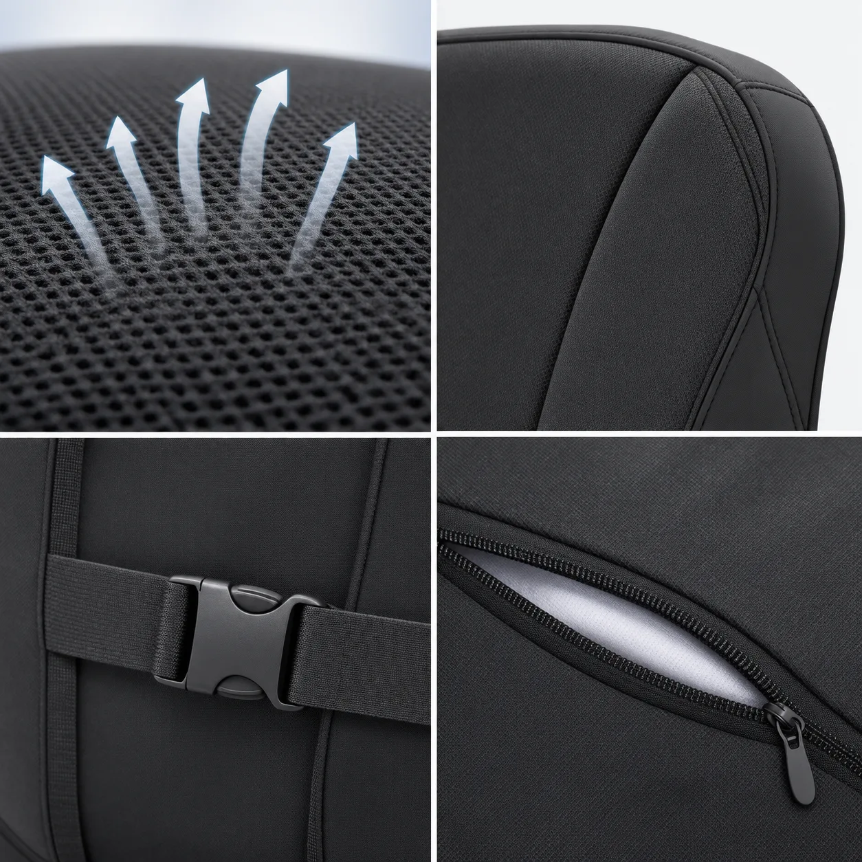 High-Resilience Memory Foam Car Seat Cushion