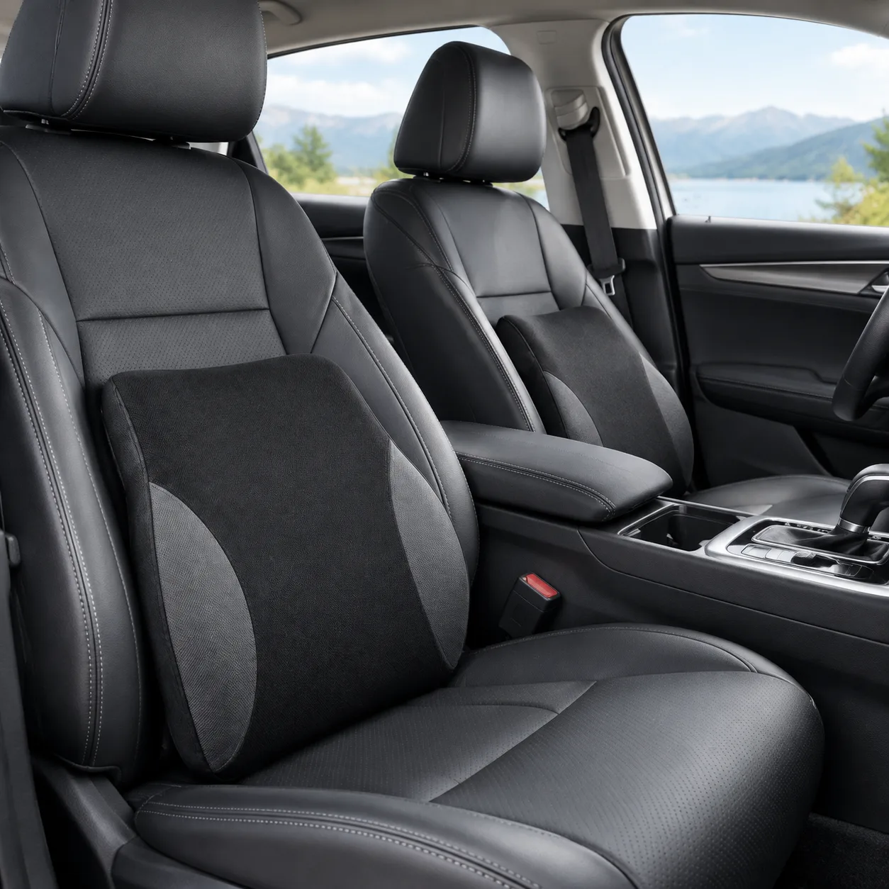 Custom Fabric Memory Foam Car Lumbar Support