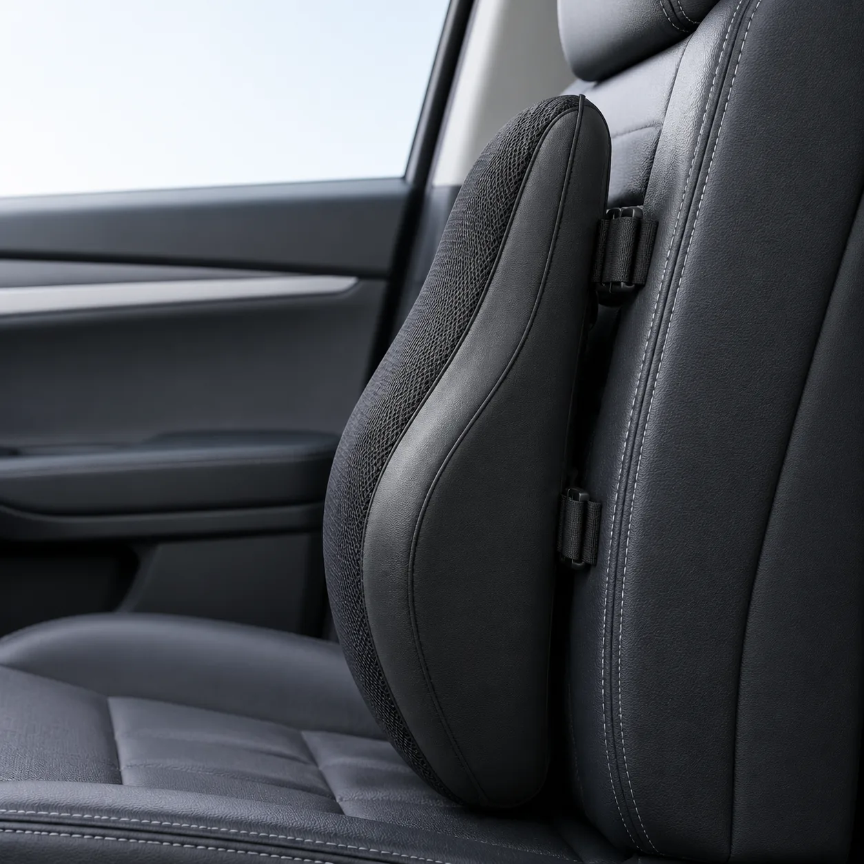 3D Breathable Memory Foam Car Lumbar Support