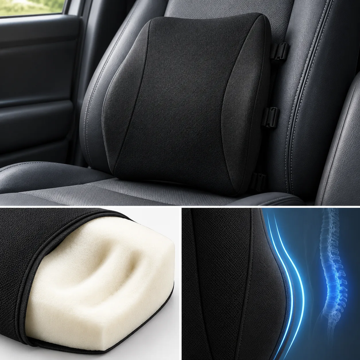 OEM Custom Memory Foam Car Lumbar Support