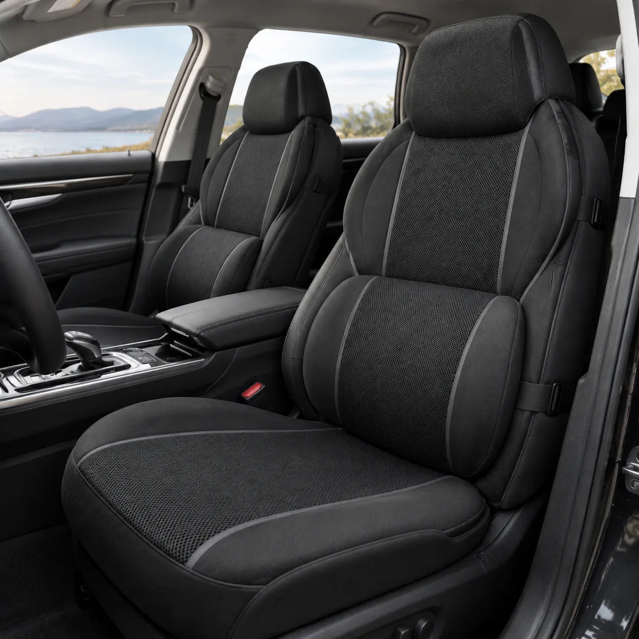 Long-Haul Driver 2-in-1 Memory Foam Lumbar & Seat Support