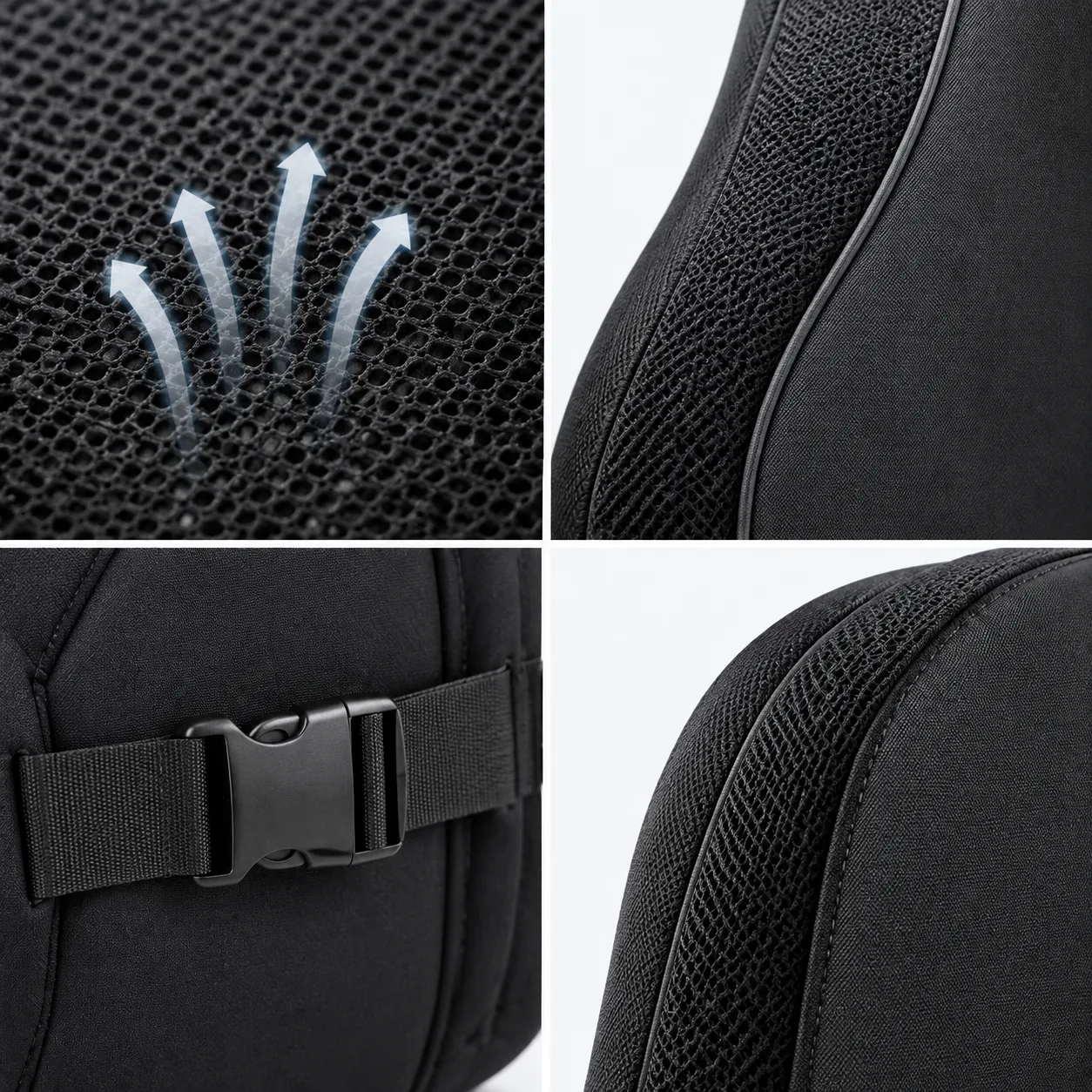 Ergonomic Memory Foam Car Lumbar Support