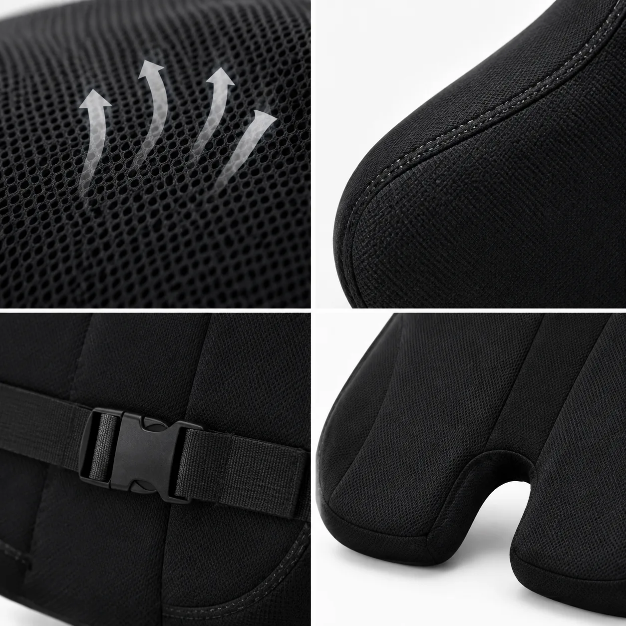 Ergonomic Memory Foam Car Seat Cushion
