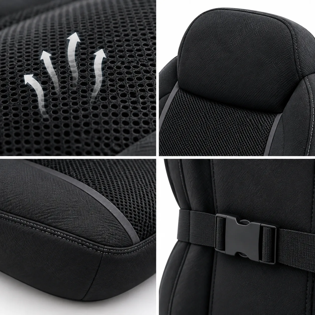 Long-Haul Driver 2-in-1 Memory Foam Lumbar & Seat Support