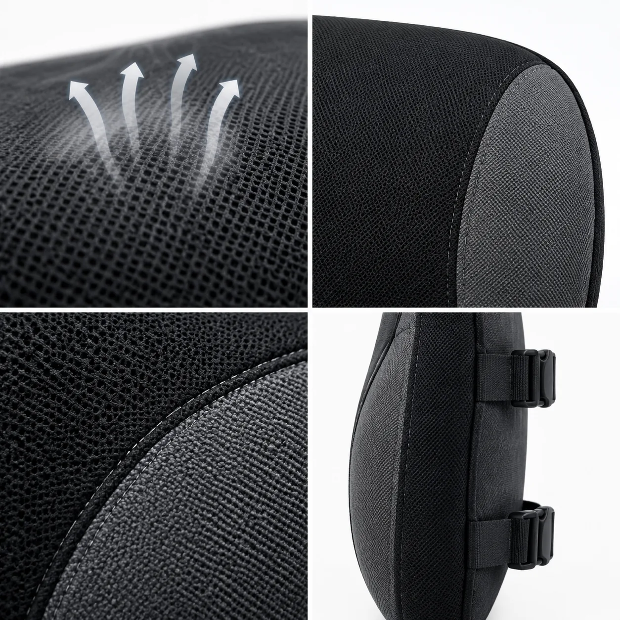 Custom Fabric Memory Foam Car Lumbar Support