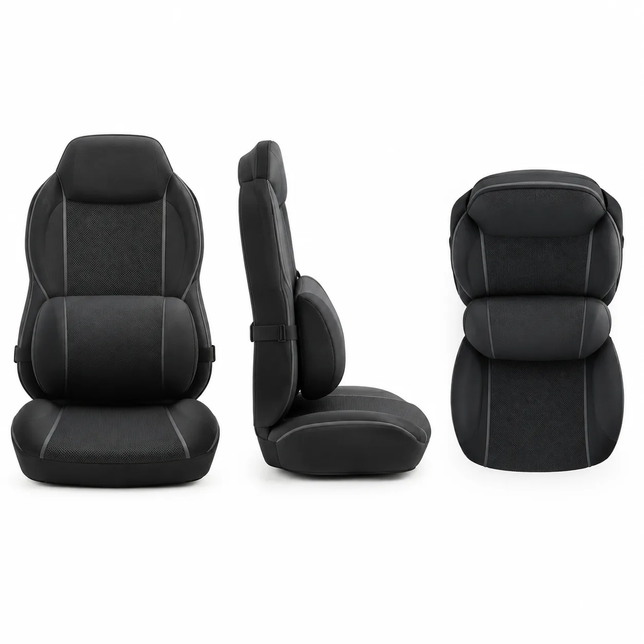 Long-Haul Driver 2-in-1 Memory Foam Lumbar & Seat Support