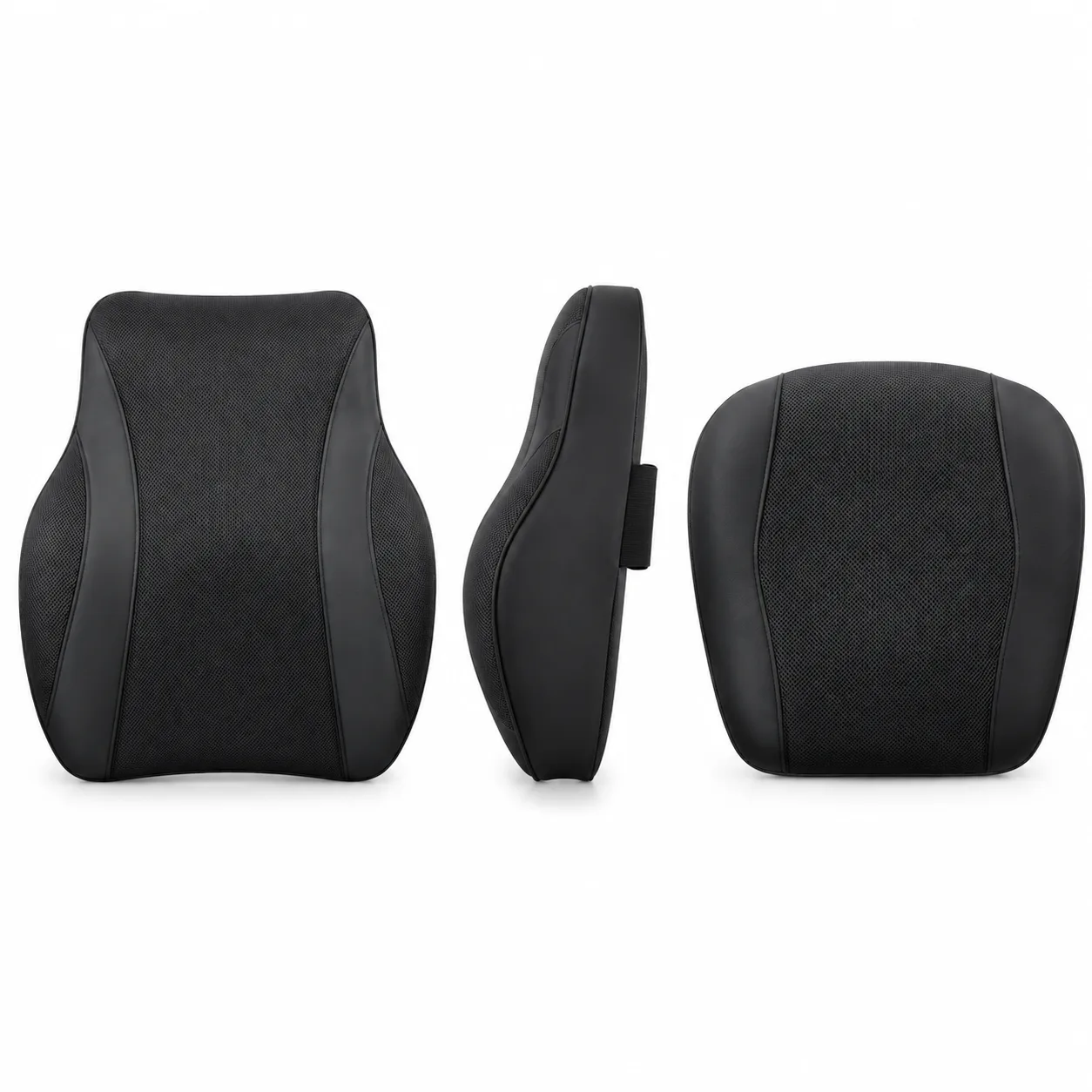 2-in-1 Memory Foam Car Lumbar & Seat Cushion