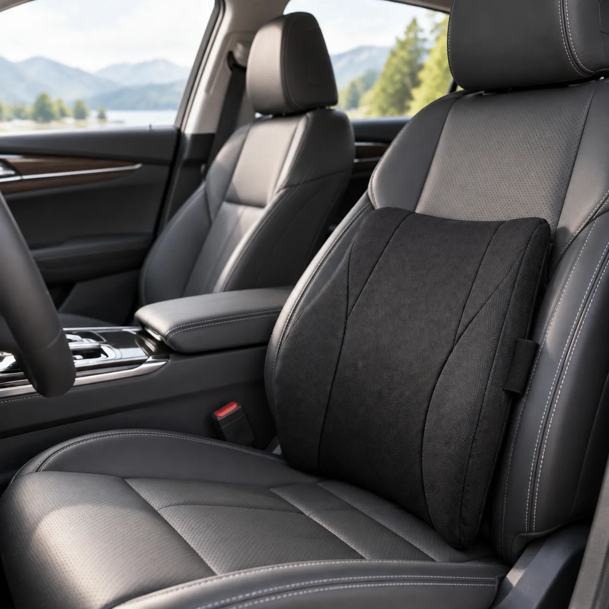 Premium High-Density Memory Foam Car Lumbar Support